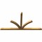 Ekena Millwork Richland Rough Sawn Timber Gable Bracket, Western Red Cedar, 108"W x 58"H x 4"D x 4"F, 13/12 Pitch GBW108X58X0404RIC00RWR - alternate 2